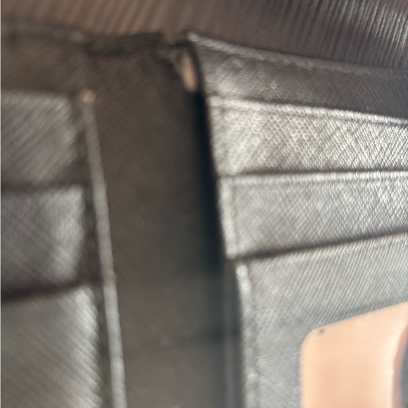 Kate Spade Black Floral Bifold Wallet - Picture 6 of 7